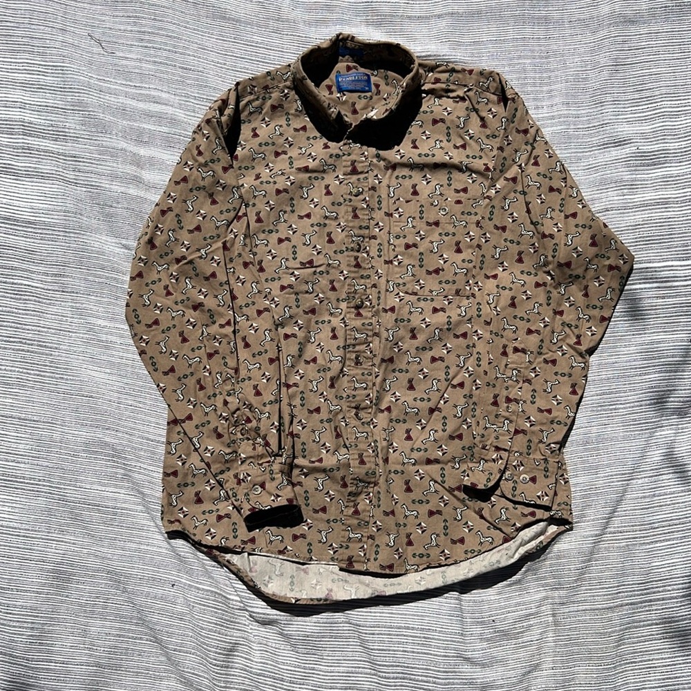 Pendleton Size X Large Cowboy Button Down. - image 1